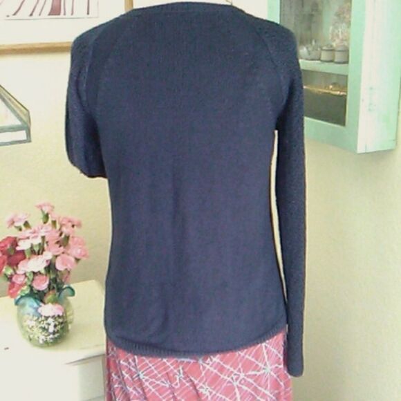 Jones New York Dark Navy Sweater - Picture 5 of 10